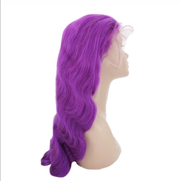 New Purple Lush Front Lace Wig 14” main image 6